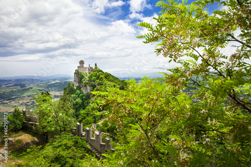 scenic Italy series - San Marino, view with castle photo