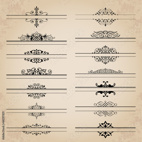 Large collection of ornate headpieces