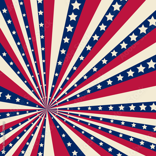 American striped background