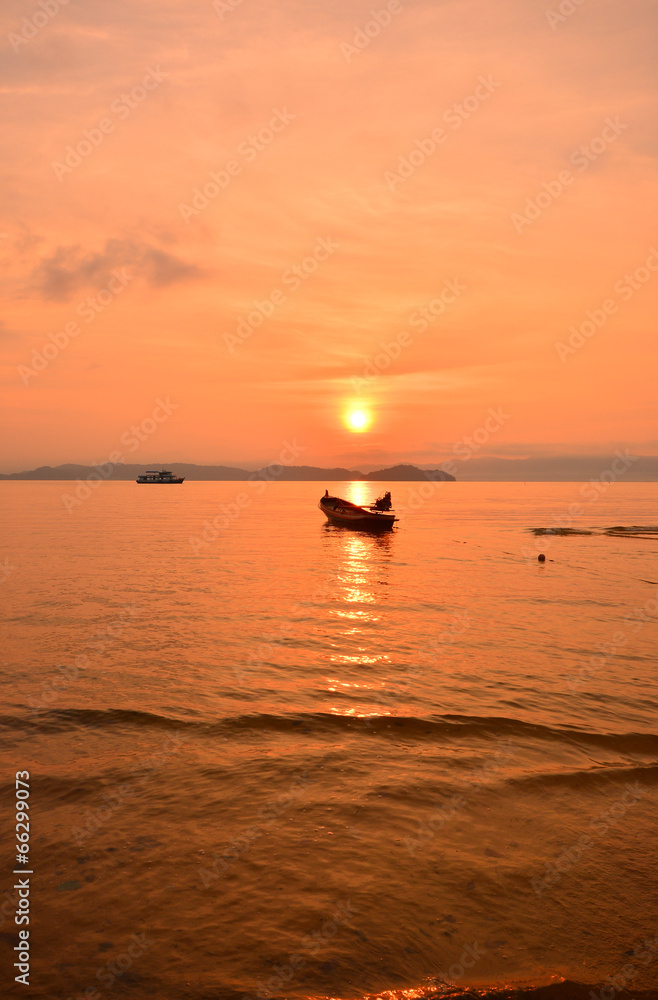 Sea Sunrise Background