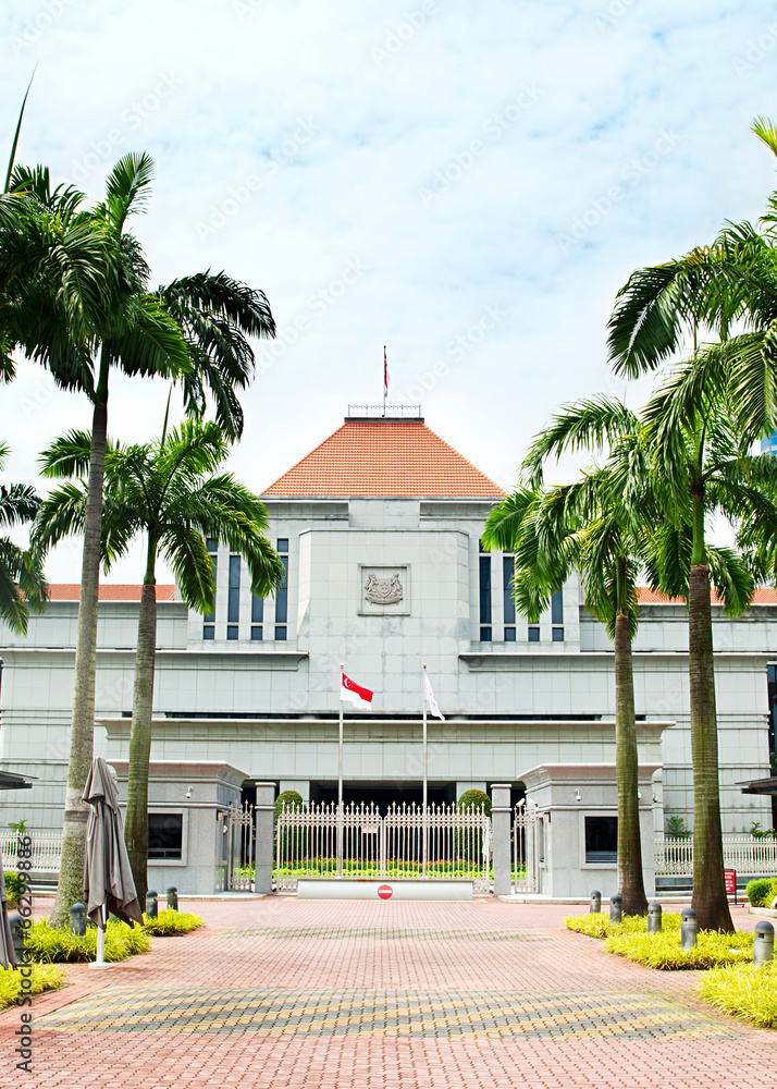Fototapeta premium Singapore Parliament bilding