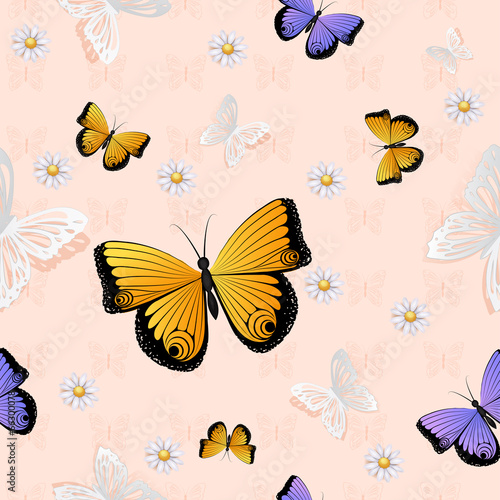 butterfly seamless pattern © karmina83