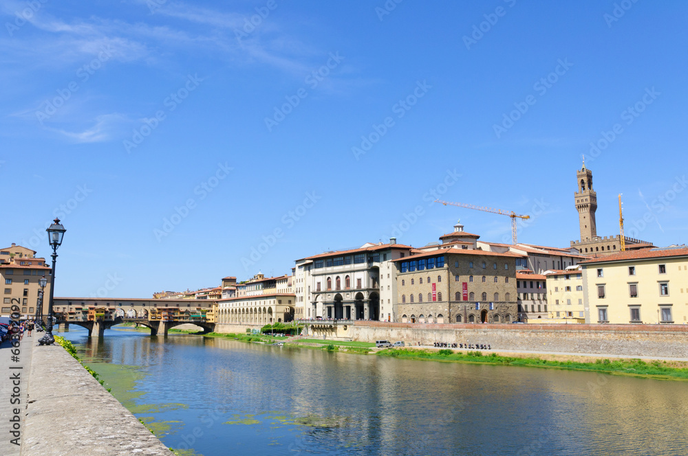 Ponte Vecchio and the Arno river - Historic centre of Florence