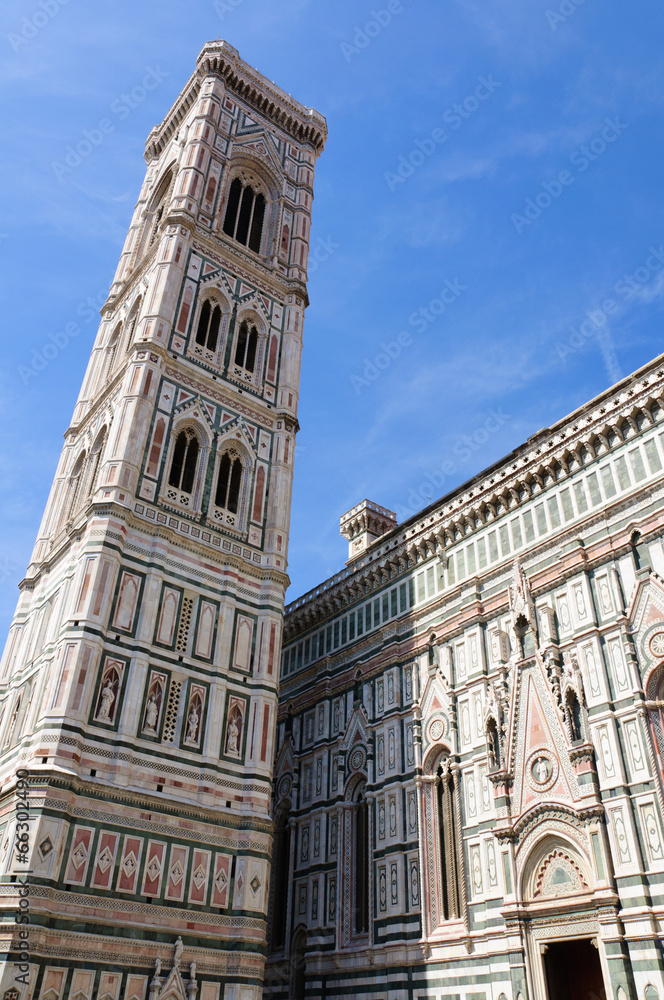 Campanile di Giotto - Historic centre of Florence in Italy