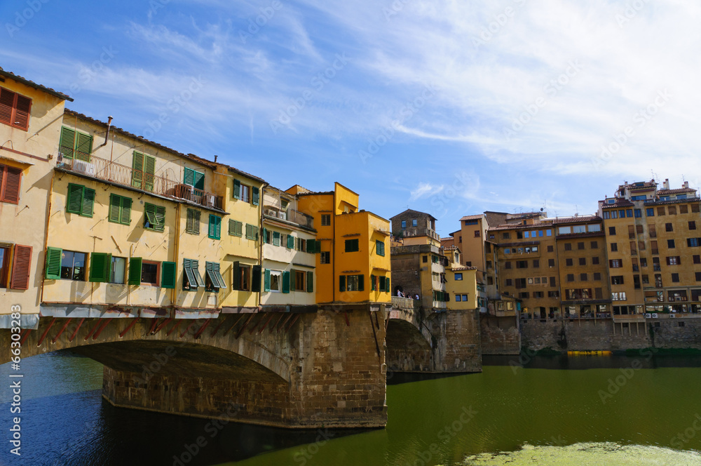 Ponte Vecchio - Historic centre of Florence in Italy