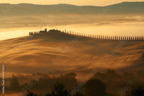 Countryside, San Quirico d`Orcia , Tuscany, Italy