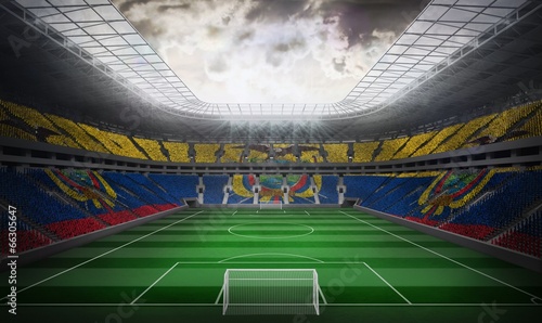Composite image of digitally generated ecuador national flag