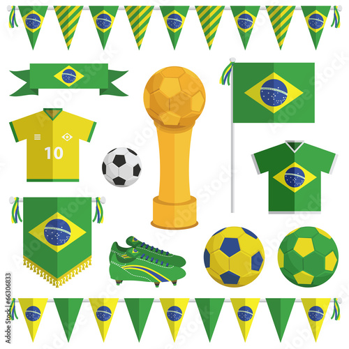 brazil soccer objects