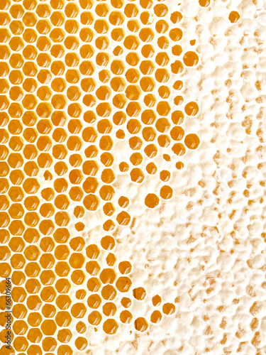 honey making in honeycombs
