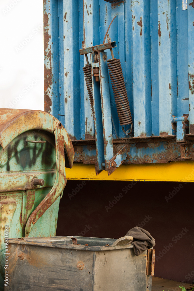 Fototapeta premium Container and Waste