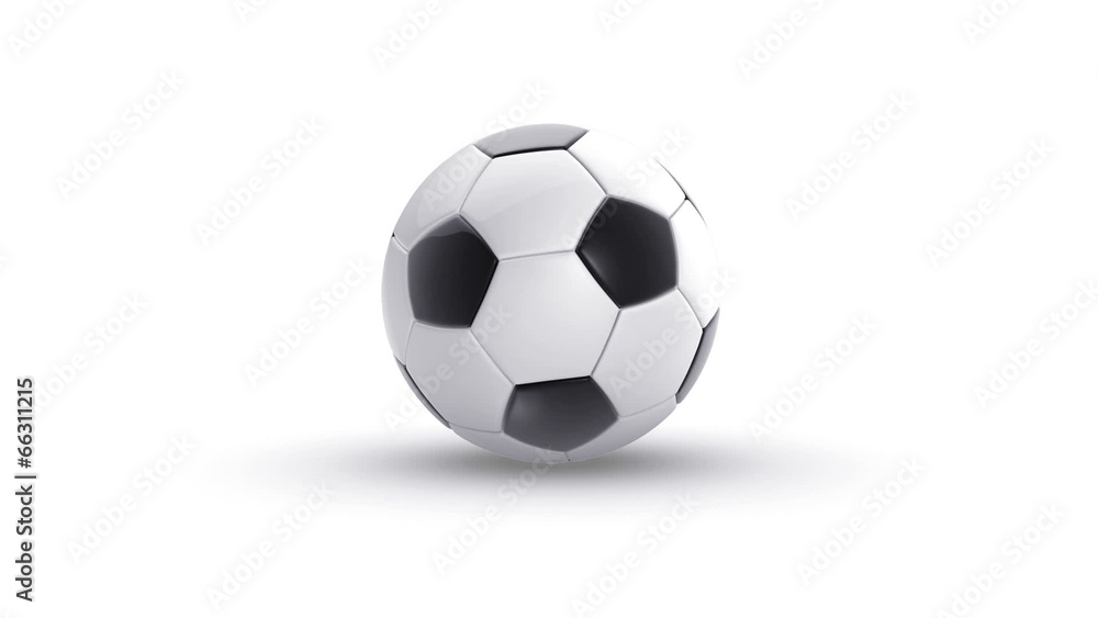 soccer ball bouncing on white background with alpha matte soccer ball bouncing on white background with alpha matte