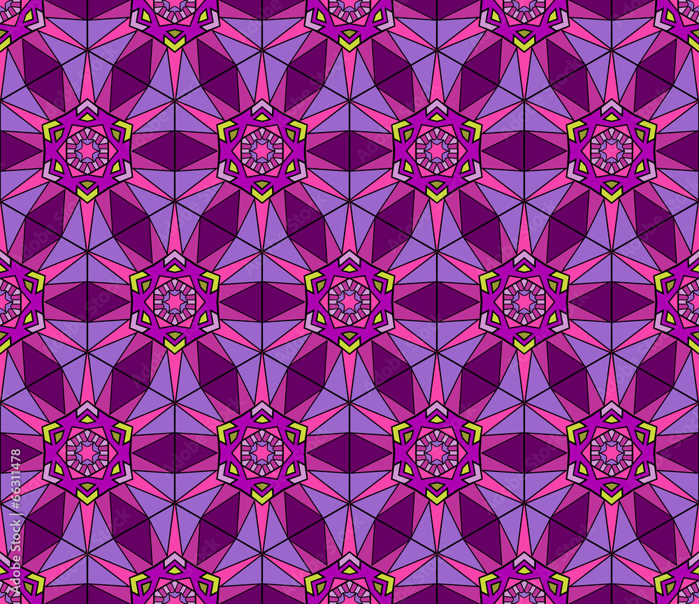 Abstract Stained Glass Pattern Abstract Stained Glass Pattern