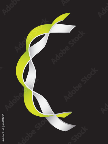 DNA strand with special design - medical background