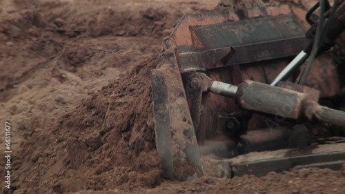 Bulldozer Quarrying