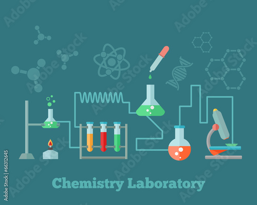 Chemistry research concept
