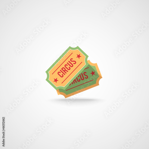 Circus tickets template