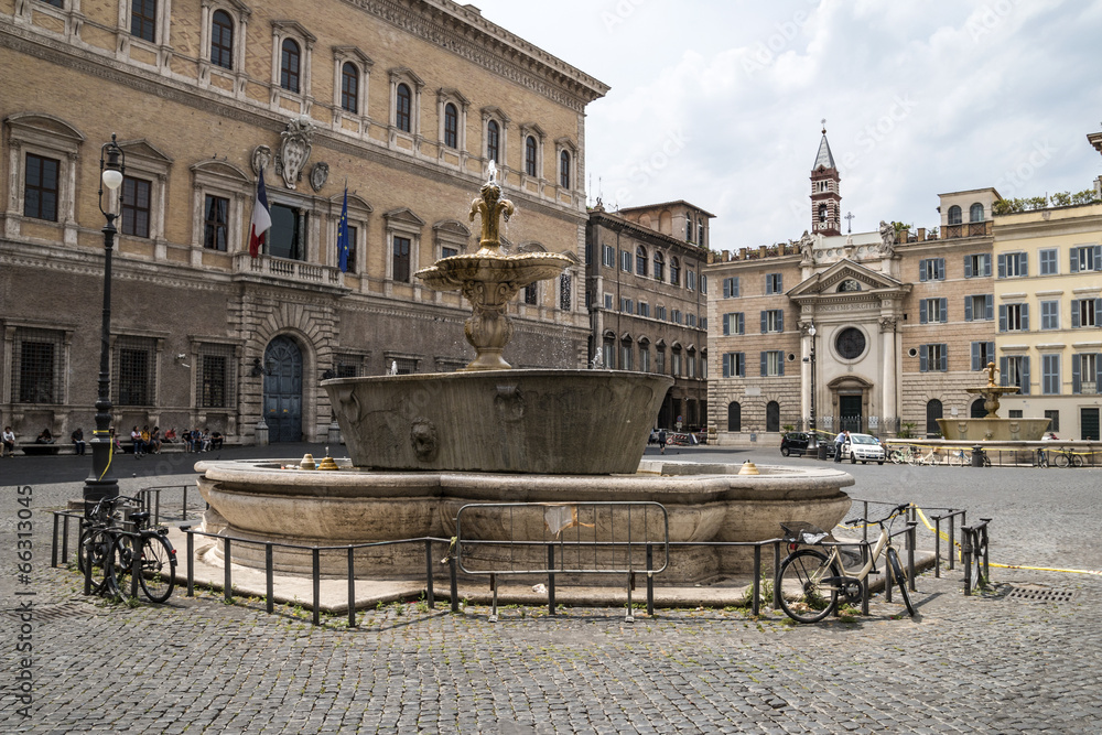 Farnese Square in Rome