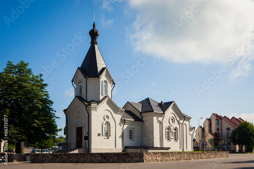 Orthodox church in Merkine photo