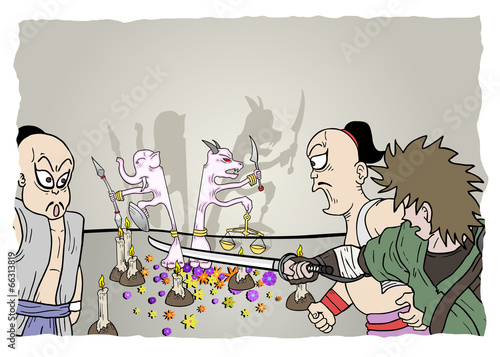 Scene comic