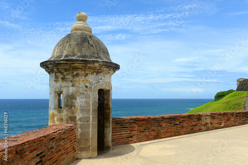 Castillo San Felipe del Morro Sentry Box, San Juan photo