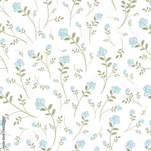 Floral seamless pattern for your design
