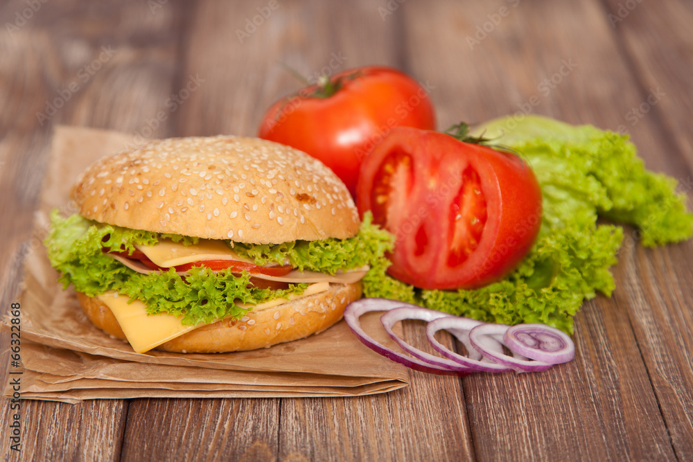 Hamburger ingredients