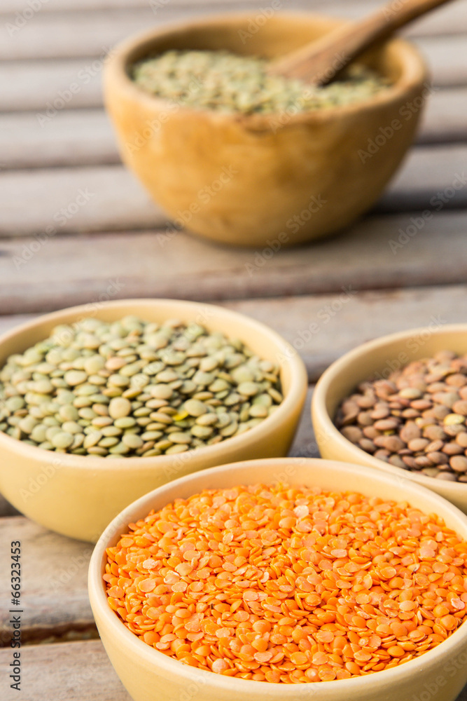 Dried orange lentils Dried orange lentils