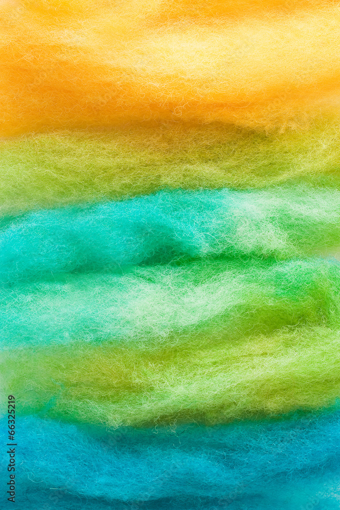 colorful wool