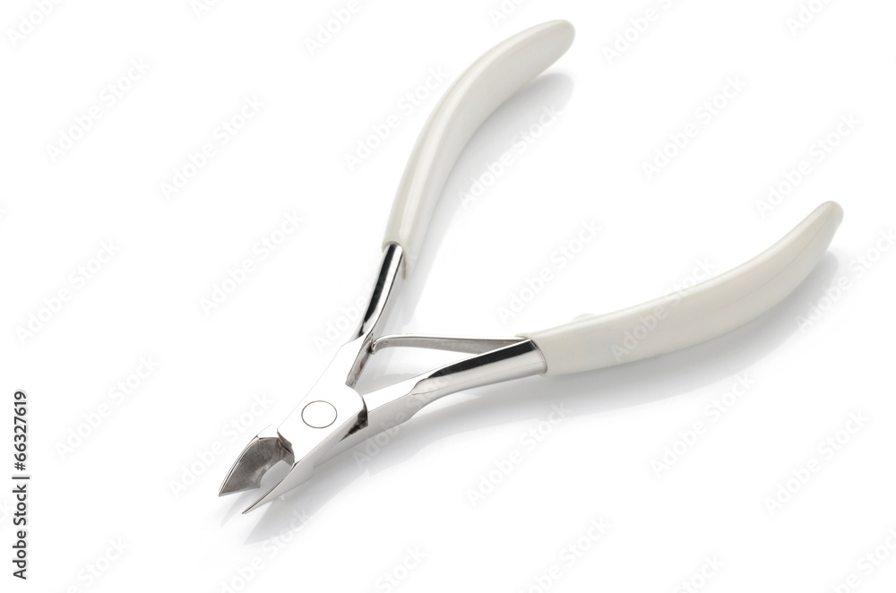 manicure scissors isolated on white background manicure scissors isolated on white background