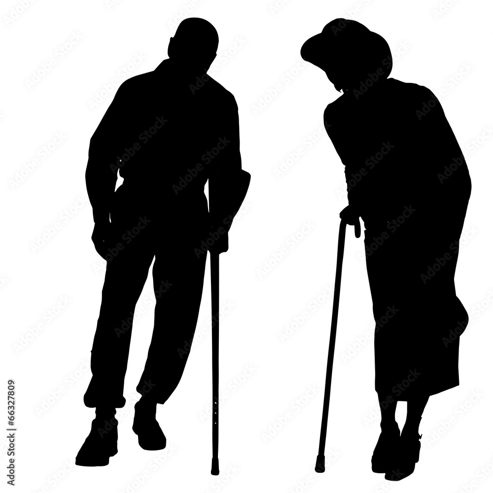 Vector silhouette of couple. Vector silhouette of couple.