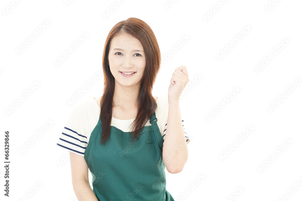 ガッツポーズの主婦 ガッツポーズの主婦
