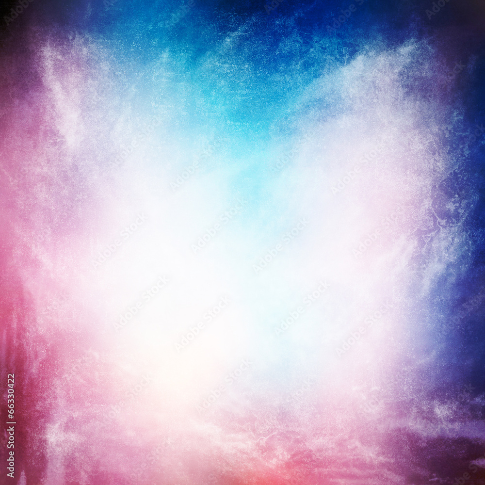 Grunge purple blue texture background, abstract sky and fog