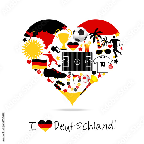 Germany soccer fan heart