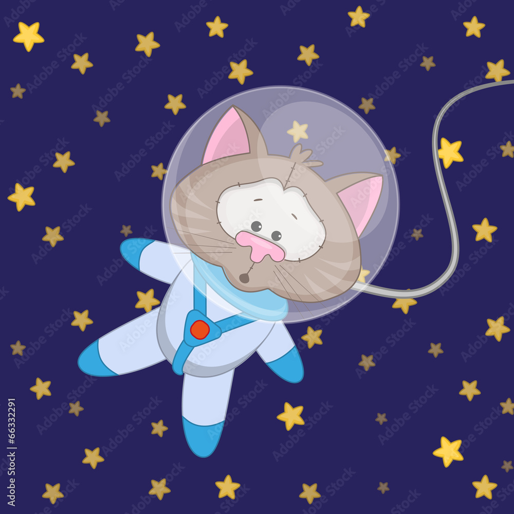 Cat astronaut
