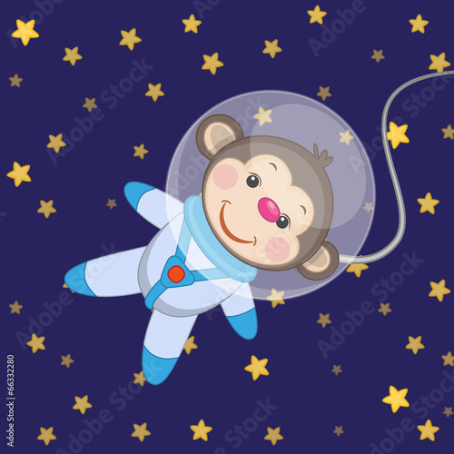 Monkey astronaut