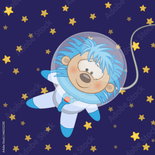 Hedgehog astronaut