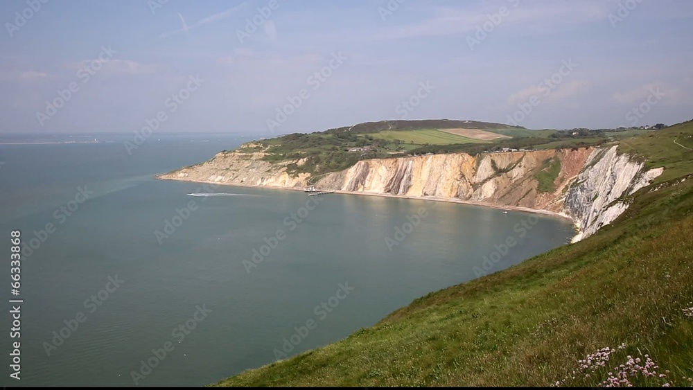 Alum Bay Isle of Wight by the Needles tourist attraction Alum Bay Isle of Wight by the Needles tourist attraction