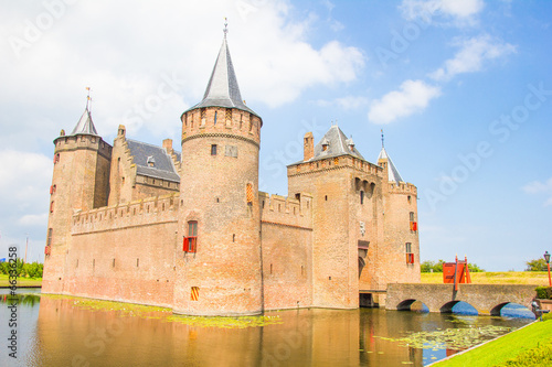 Medieval castle, Muiderslot, Muiden, The Netherlands