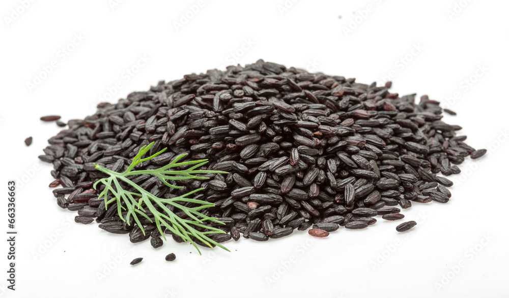 Black rice heap Black rice heap