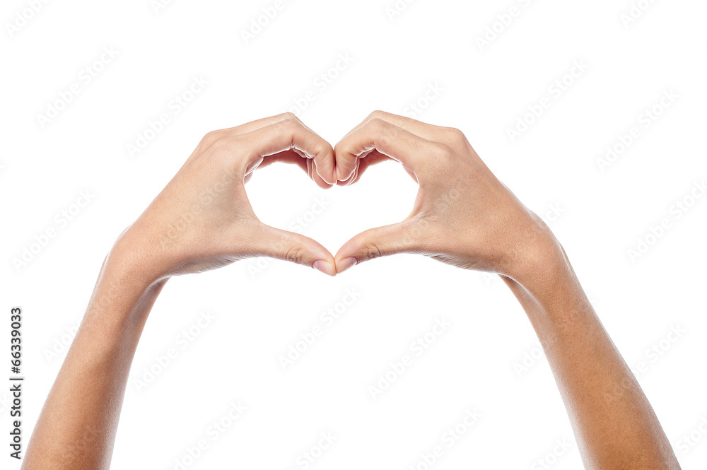 Obraz premium Love concept, heart shape.