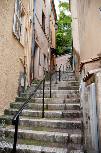 Narrow streets and strairs Cannes France