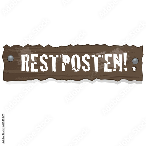 Holzschild, Restposten, Nägel, Grunge, Antik, Banner