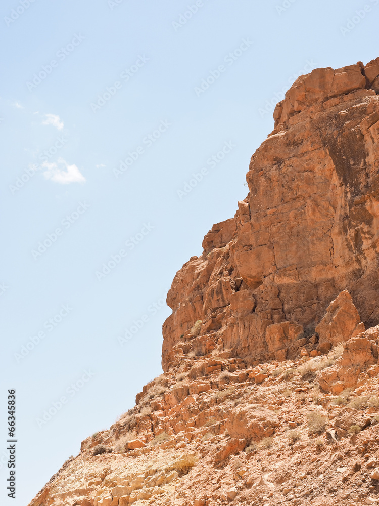 モロッコの岩山
