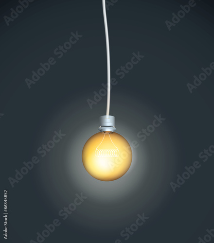 ampoule + fil illustration