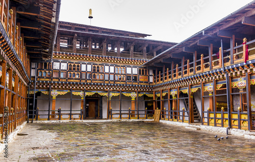 the dzong of jakar, Bhutan photo