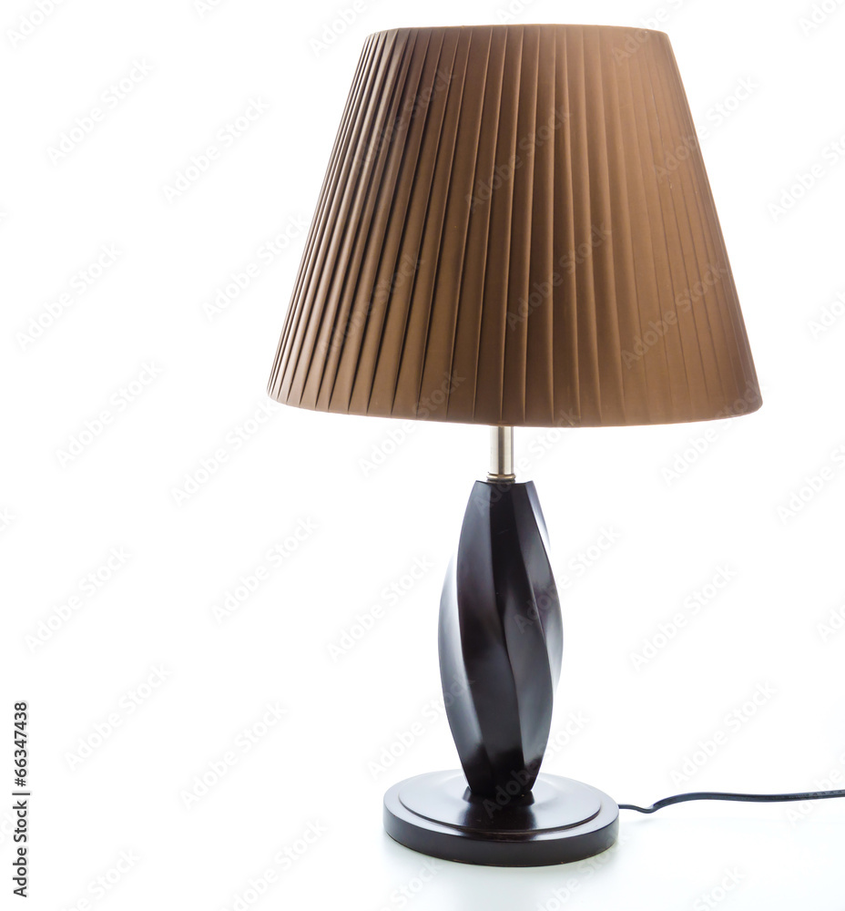 Table lamp isolated on white Table lamp isolated on white