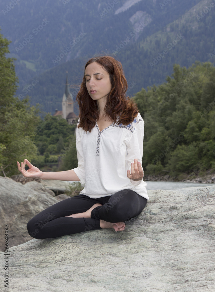 Meditation outdoors Meditation outdoors