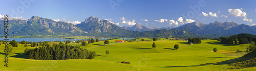 Fototapeta Naklejka Na Ścianę i Meble -  Panorama Landschaft in Bayern