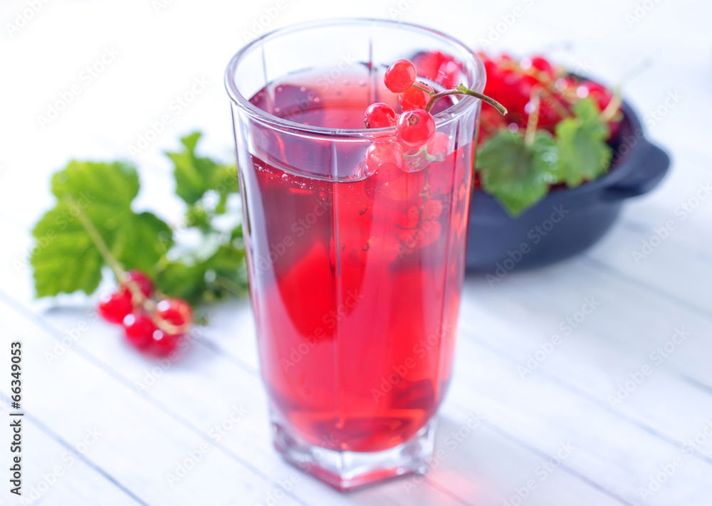 red currant juice red currant juice