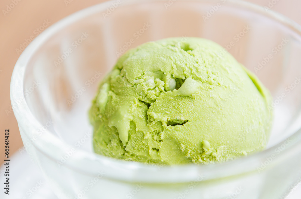 Ice cream green tea